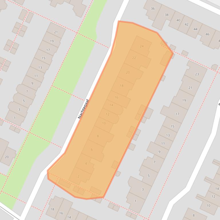 Kaart van postcodegebied 3906NV.