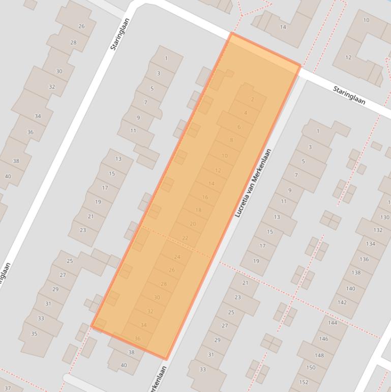 Kaart van postcodegebied 3906WD.