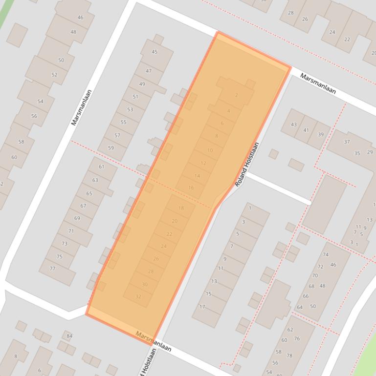 Kaart van postcodegebied 3906XB.