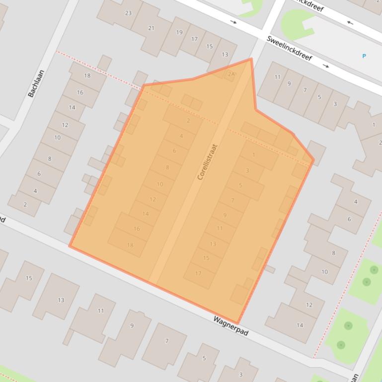 Kaart van postcodegebied 3906ZB.