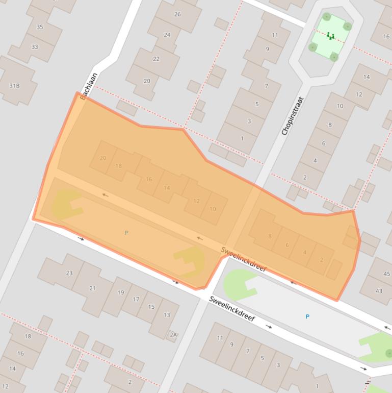 Kaart van postcodegebied 3906ZD.