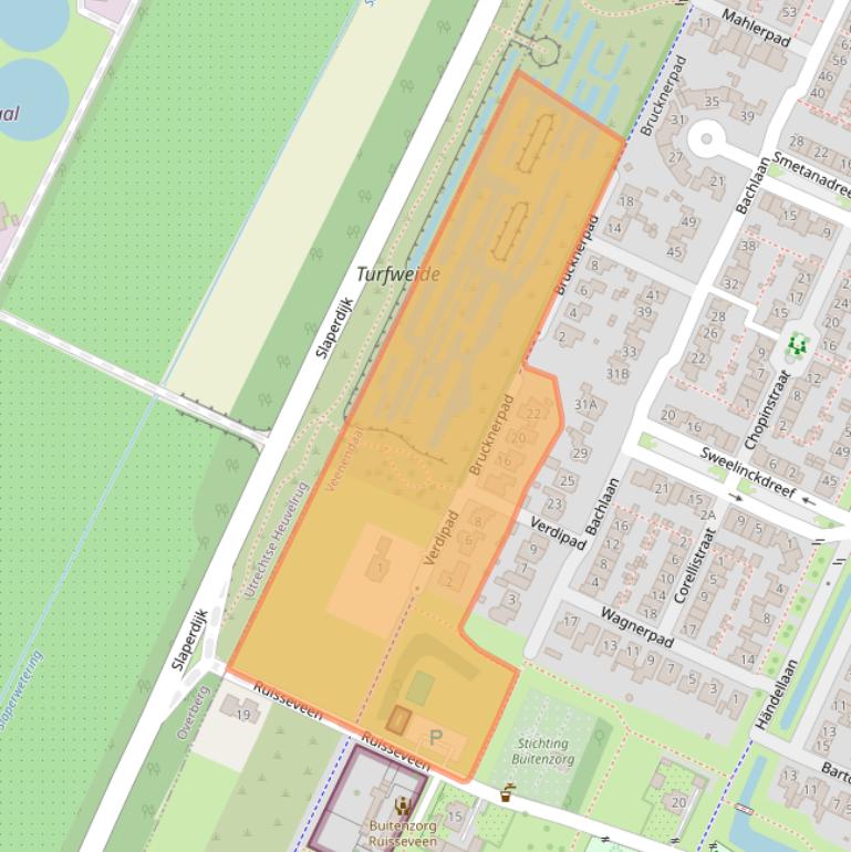 Kaart van postcodegebied 3906ZP.