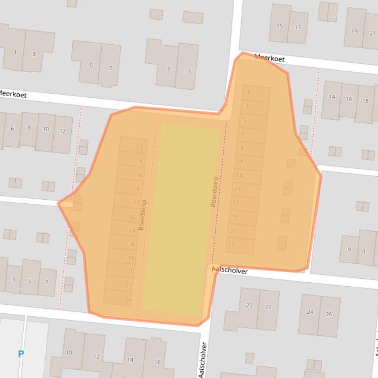 Kaart van postcodegebied 3907HD.