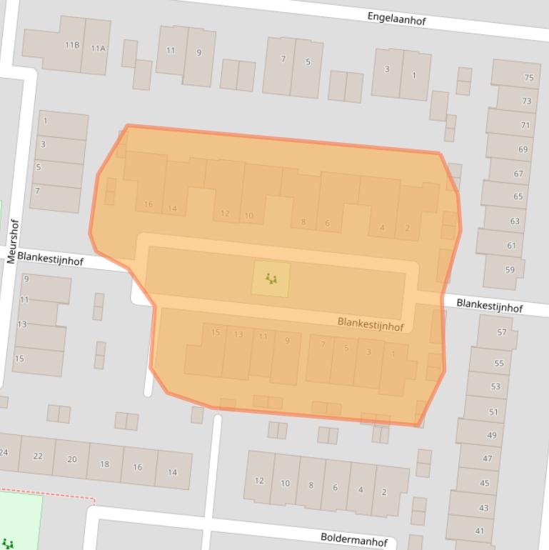 Kaart van postcodegebied 3907JP.