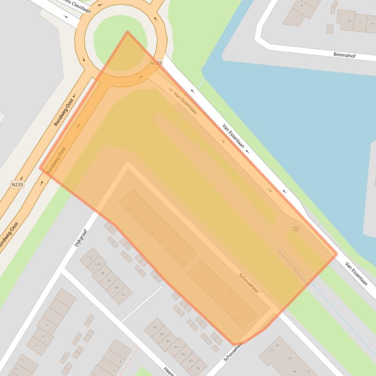 Kaart van postcodegebied 3907KR.