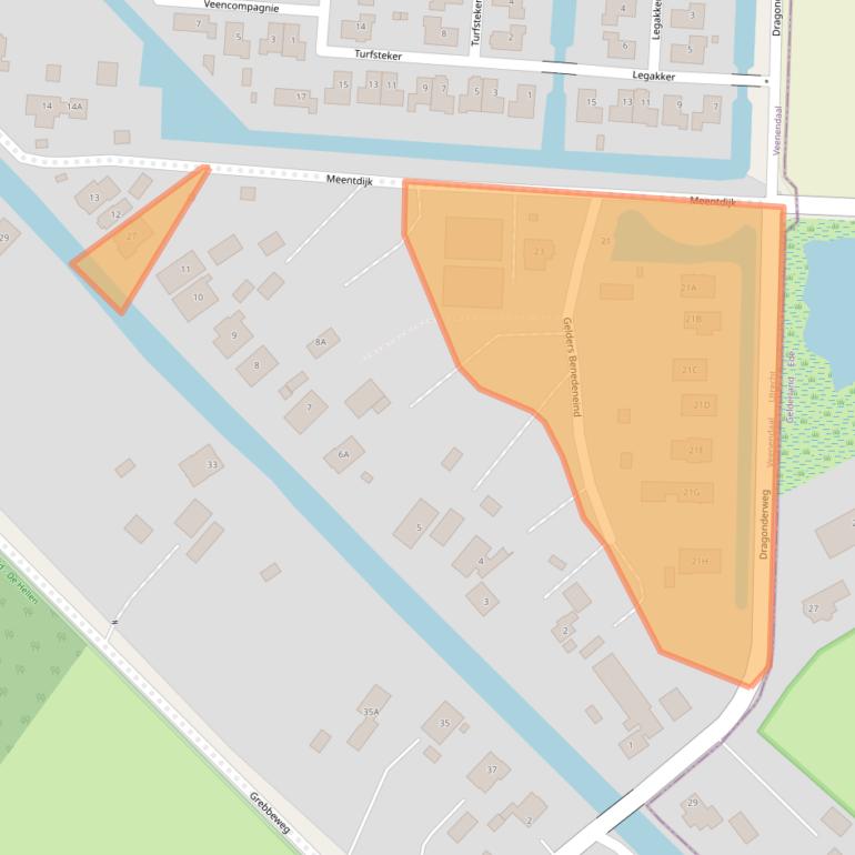 Kaart van postcodegebied 3907KZ.