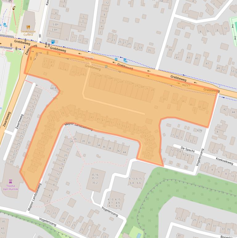 Kaart van postcodegebied 3911AW.
