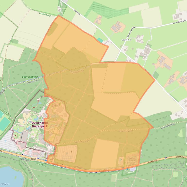 Kaart van postcodegebied 3911AZ.