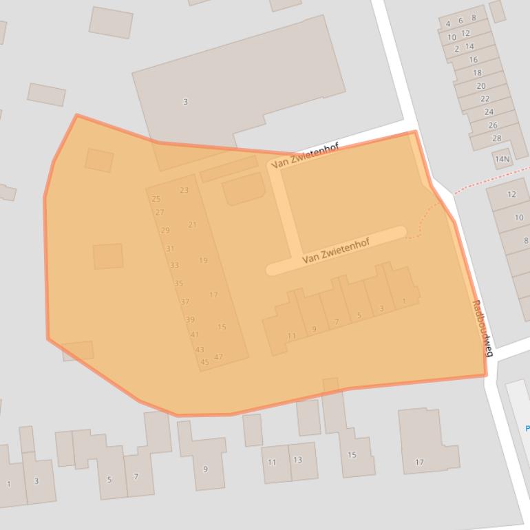 Kaart van postcodegebied 3911BL.