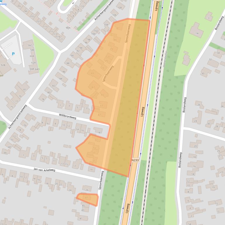 Kaart van postcodegebied 3911CB.