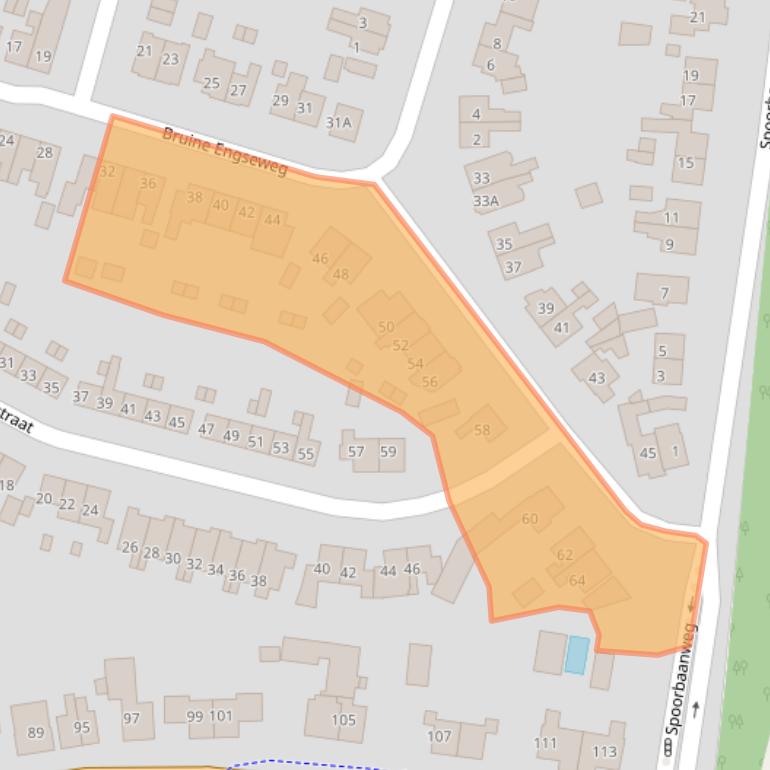 Kaart van postcodegebied 3911CL.