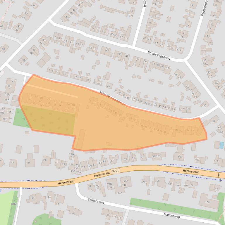 Kaart van postcodegebied 3911CP.