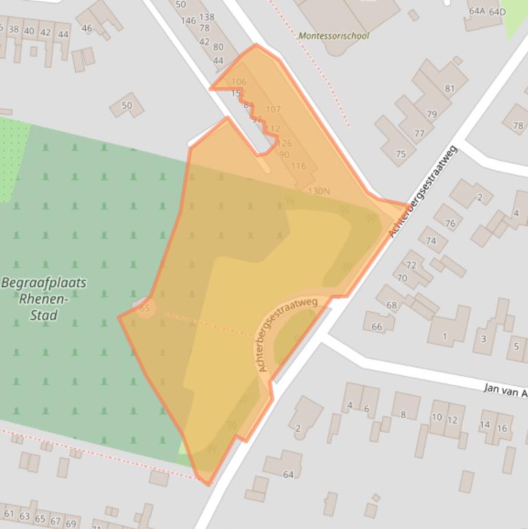 Kaart van postcodegebied 3911DM.