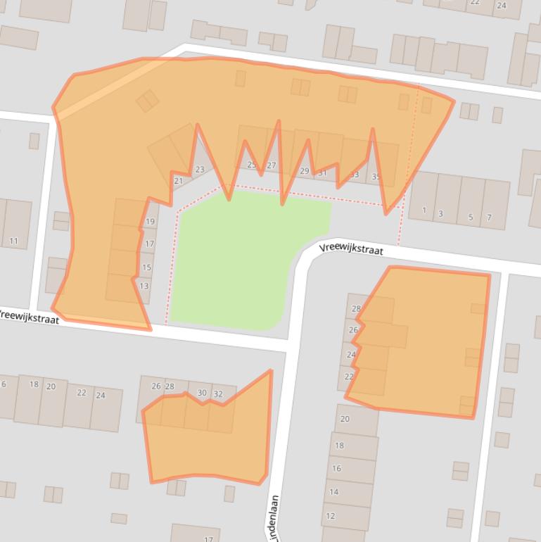 Kaart van postcodegebied 3911EH.