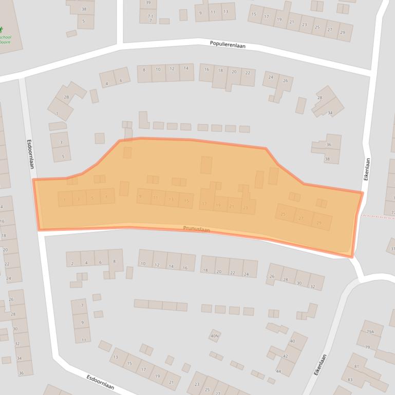 Kaart van postcodegebied 3911HA.