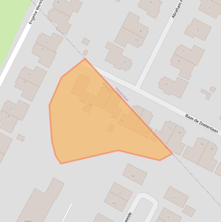 Kaart van postcodegebied 3911HM.