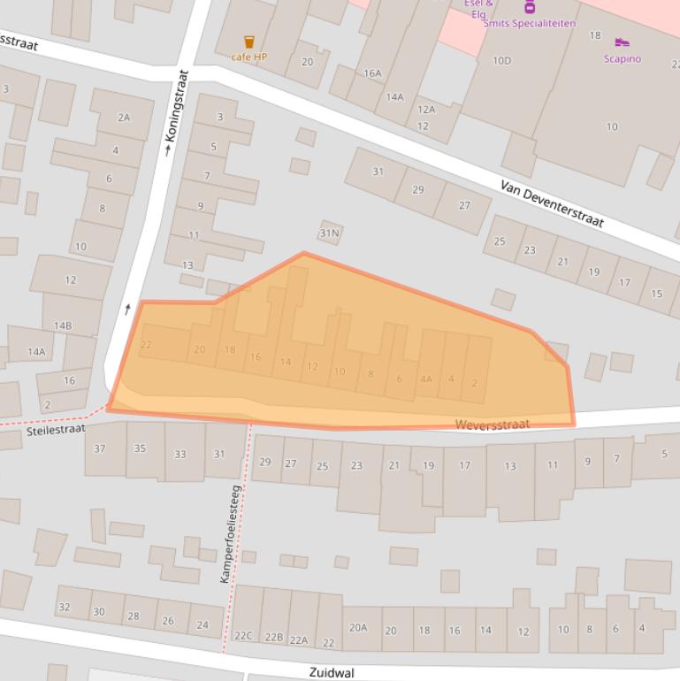 Kaart van postcodegebied 3911KG.