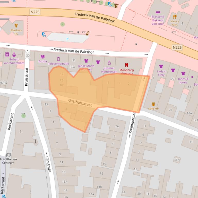 Kaart van postcodegebied 3911KN.