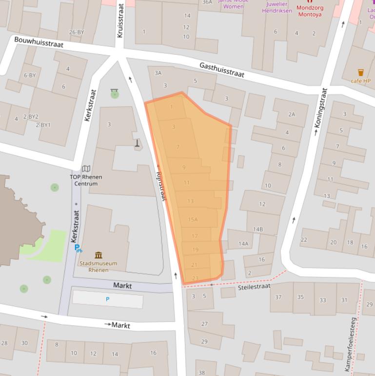 Kaart van postcodegebied 3911KP.