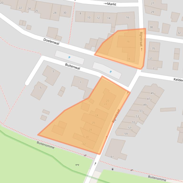Kaart van postcodegebied 3911KS.