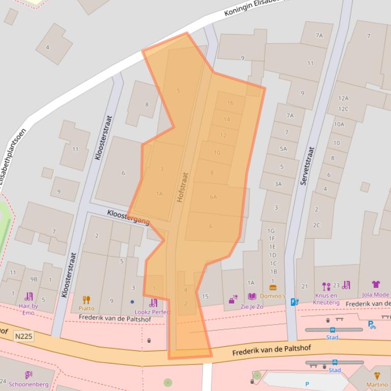 Kaart van postcodegebied 3911KX.