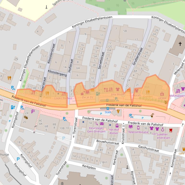 Kaart van postcodegebied 3911LA.