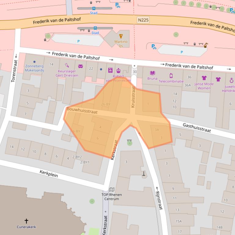 Kaart van postcodegebied 3911LC.