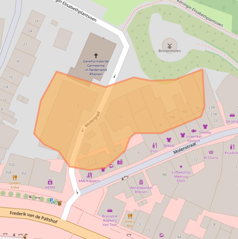 Kaart van postcodegebied 3911LL.