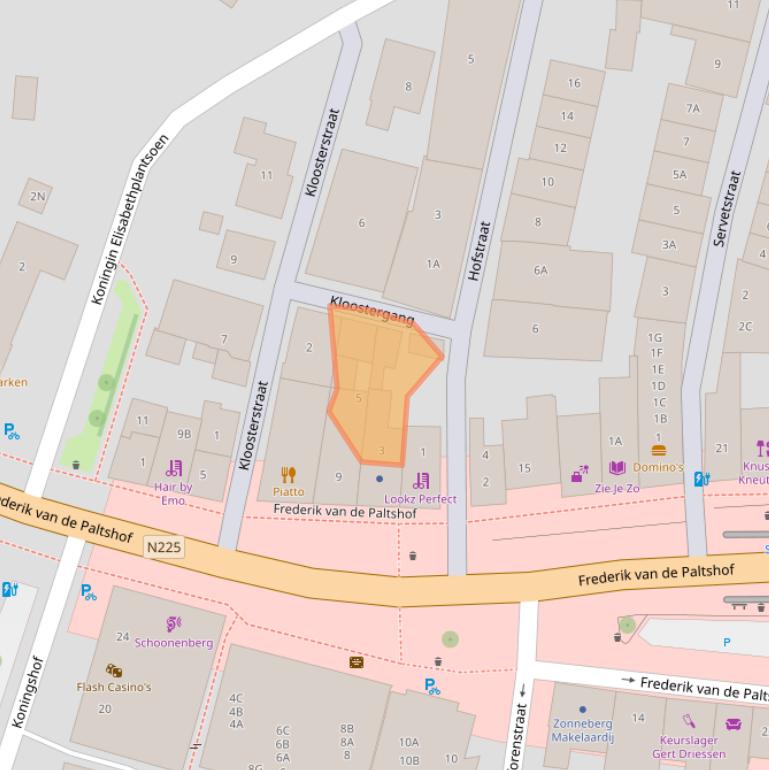 Kaart van postcodegebied 3911LM.