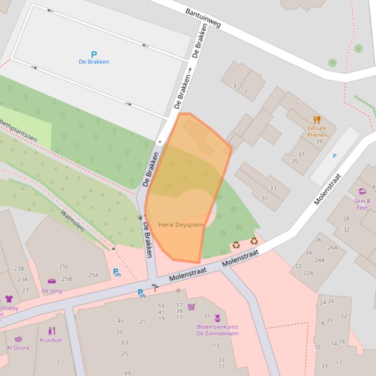 Kaart van postcodegebied 3911LR.