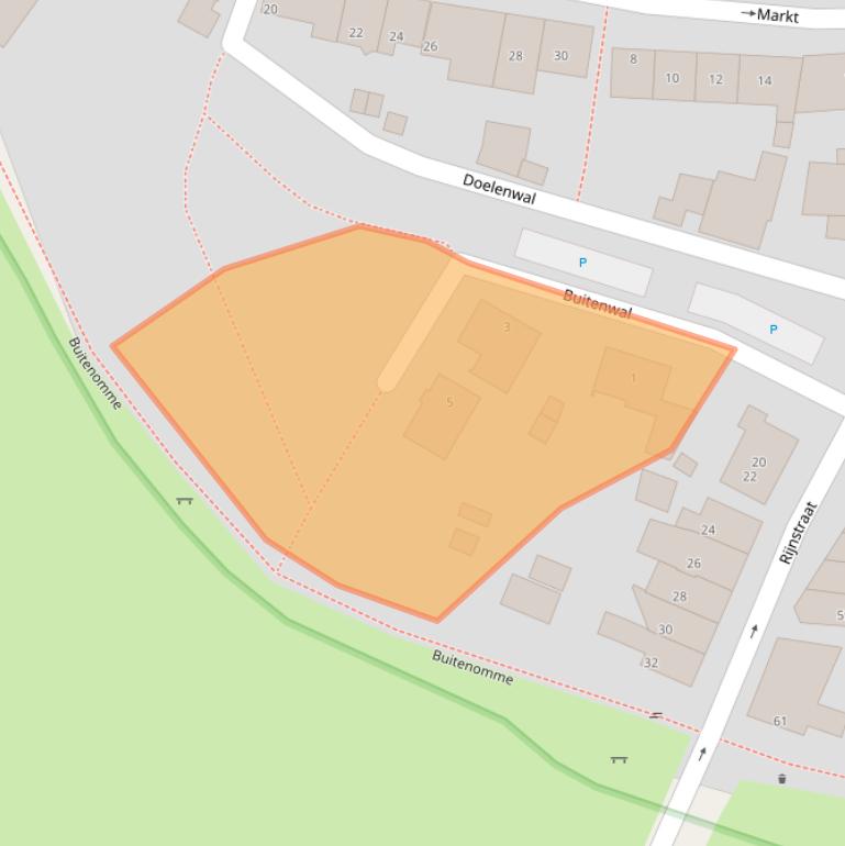 Kaart van postcodegebied 3911LZ.