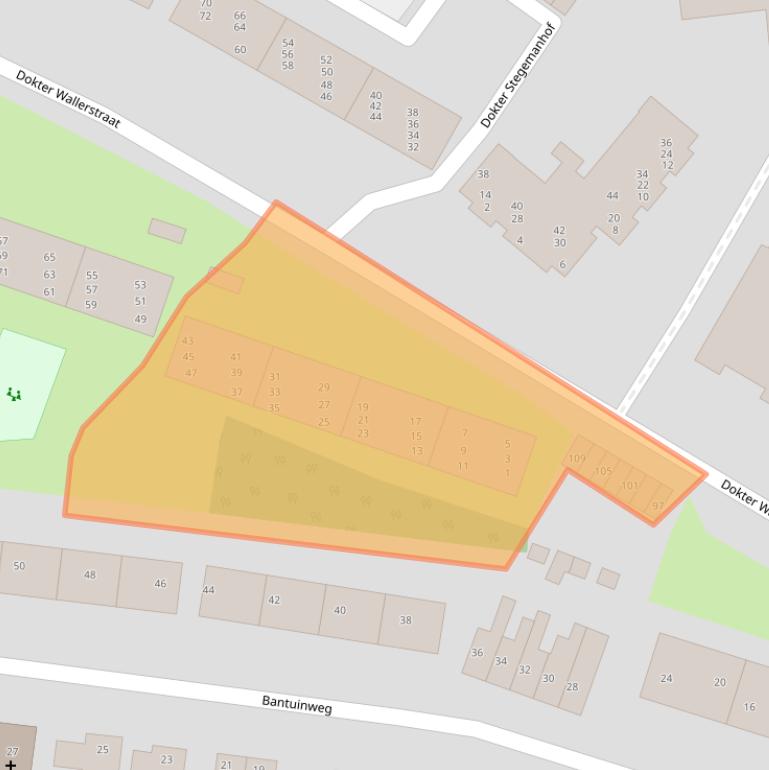 Kaart van postcodegebied 3911NB.