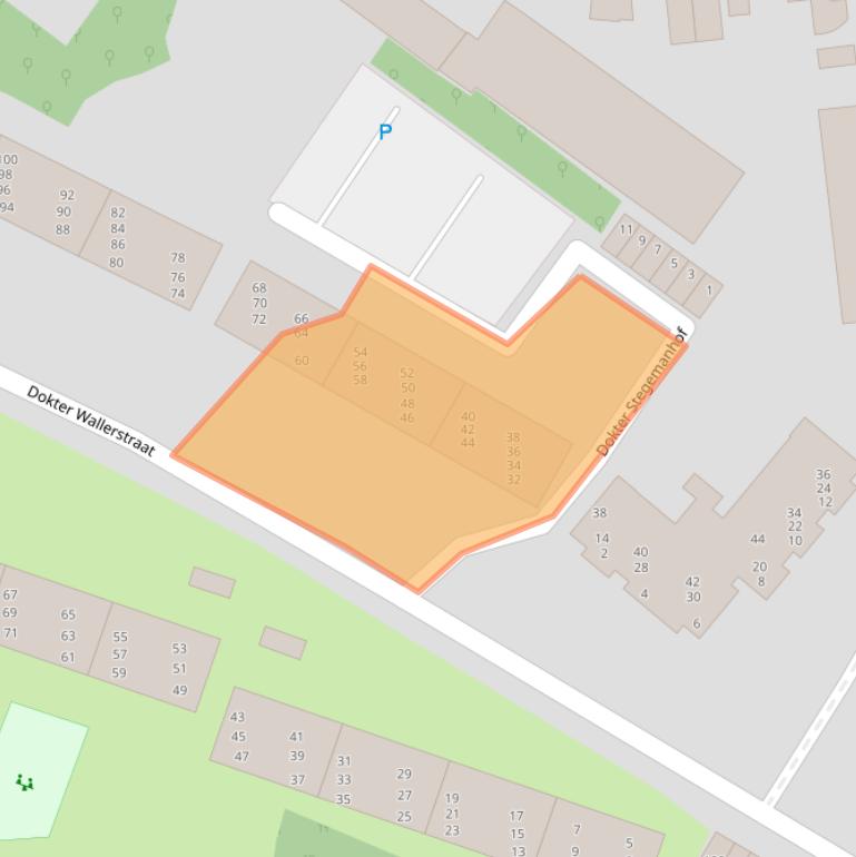 Kaart van postcodegebied 3911NE.