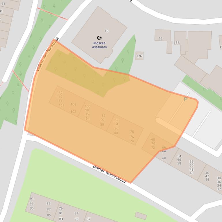 Kaart van postcodegebied 3911NG.