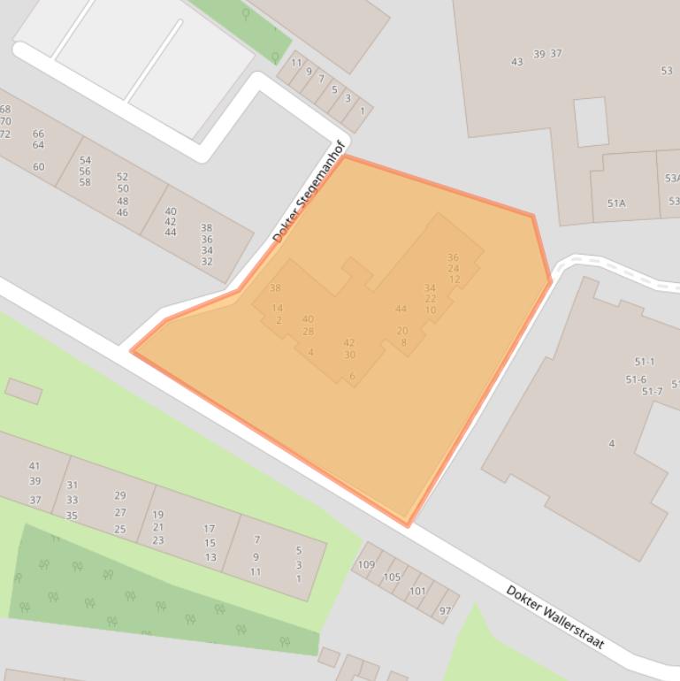 Kaart van postcodegebied 3911NM.