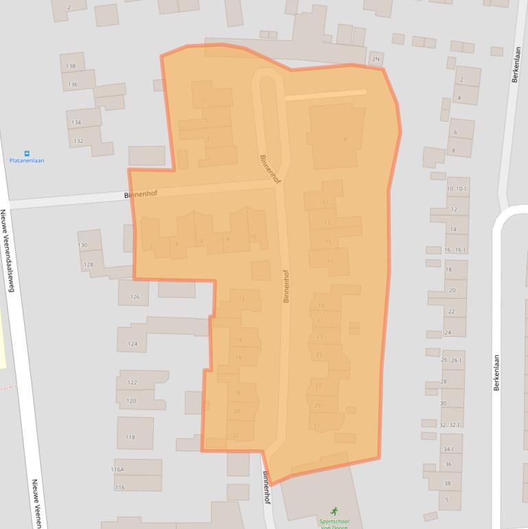 Kaart van postcodegebied 3911NP.