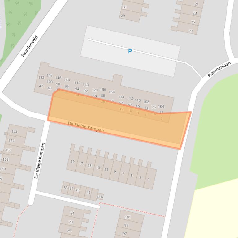 Kaart van postcodegebied 3911PJ.