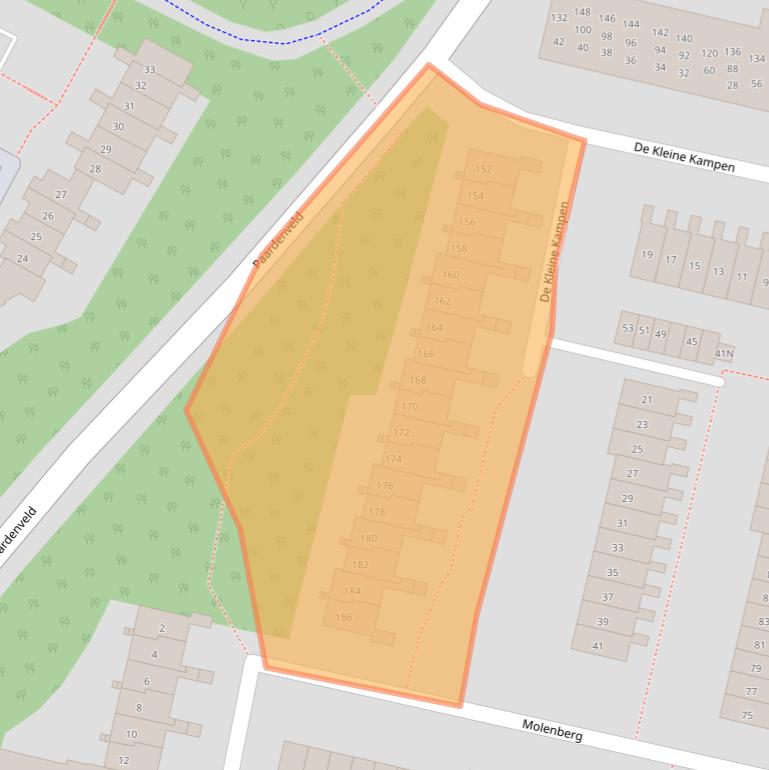 Kaart van postcodegebied 3911PN.