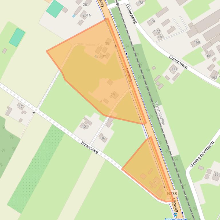 Kaart van postcodegebied 3911RA.