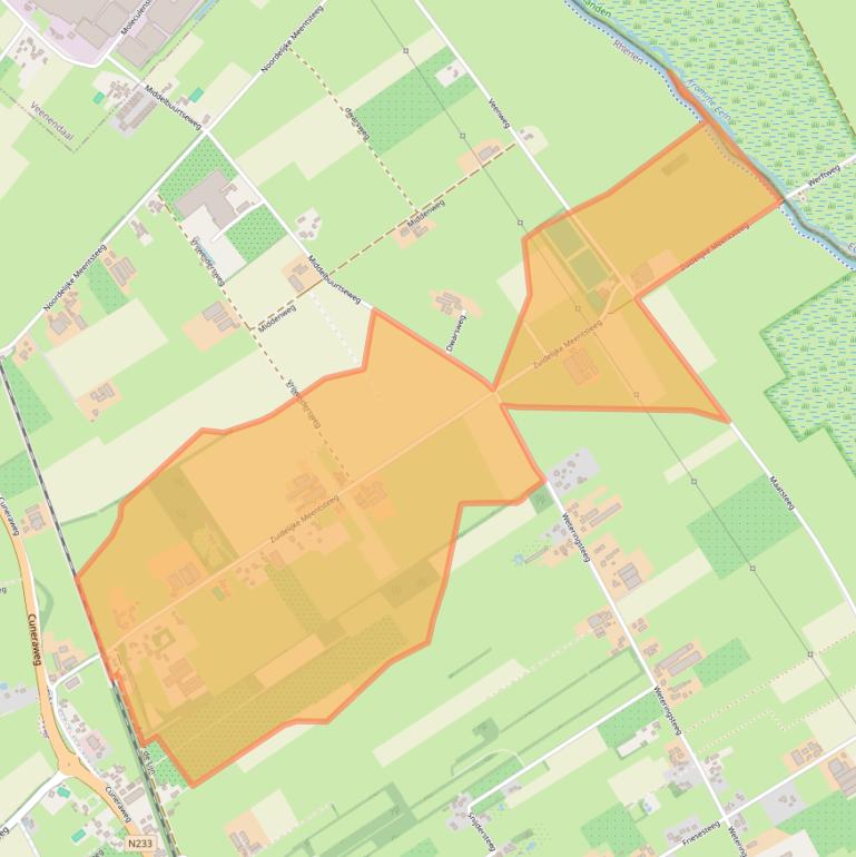 Kaart van postcodegebied 3911TD.