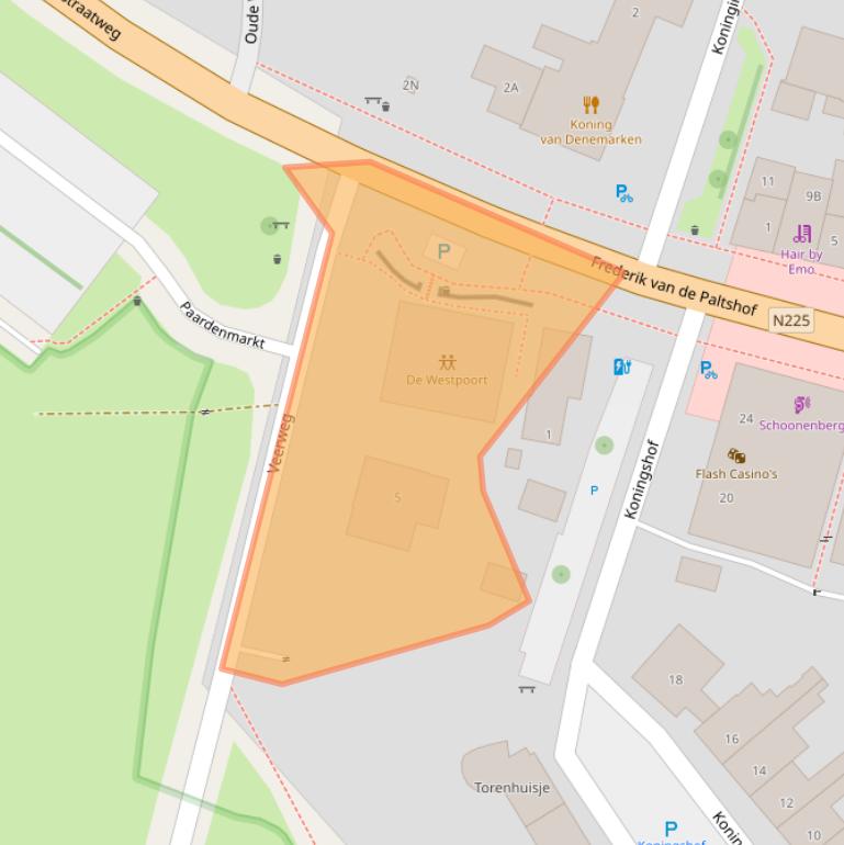 Kaart van postcodegebied 3911TM.