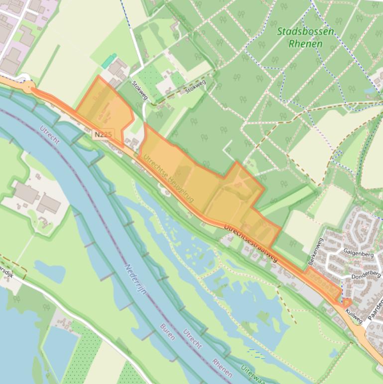 Kaart van postcodegebied 3911TW.