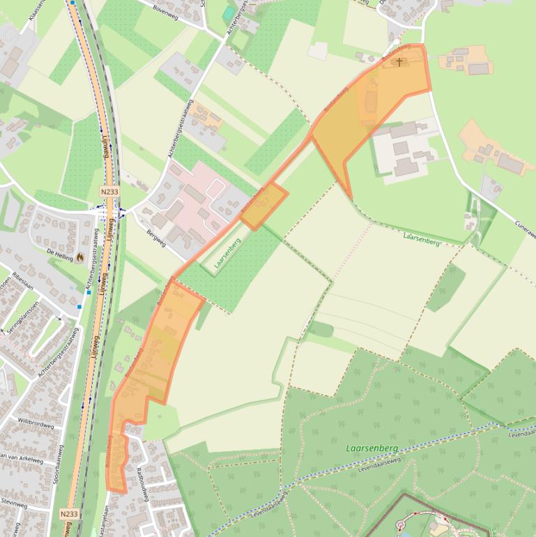 Kaart van postcodegebied 3911VE.