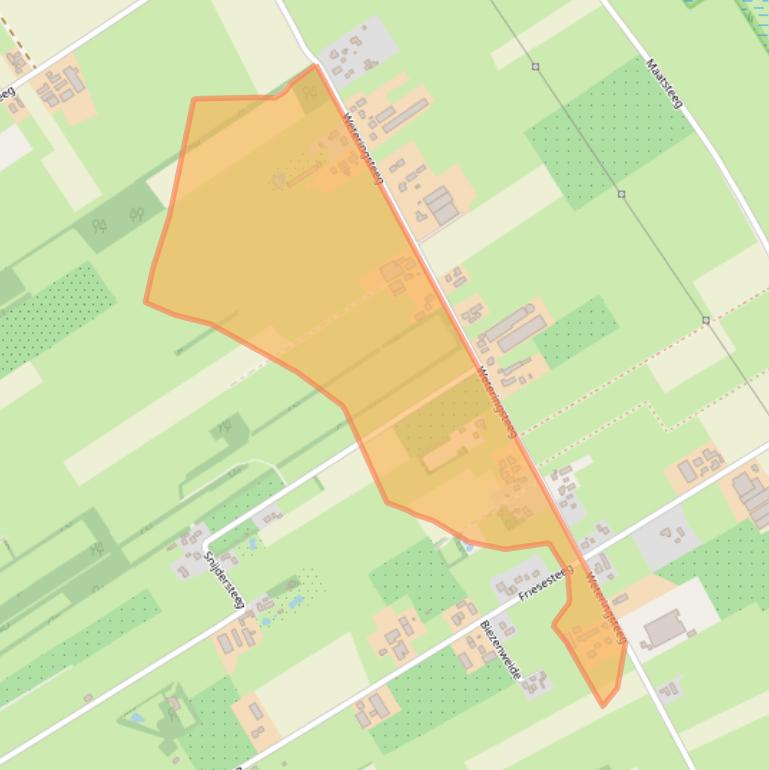 Kaart van postcodegebied 3911VM.