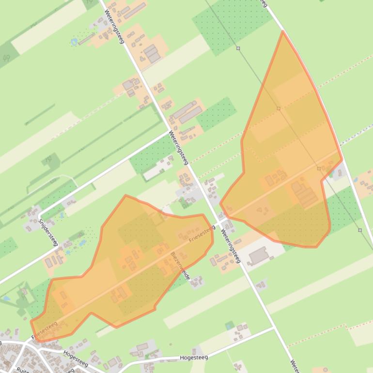 Kaart van postcodegebied 3911VR.