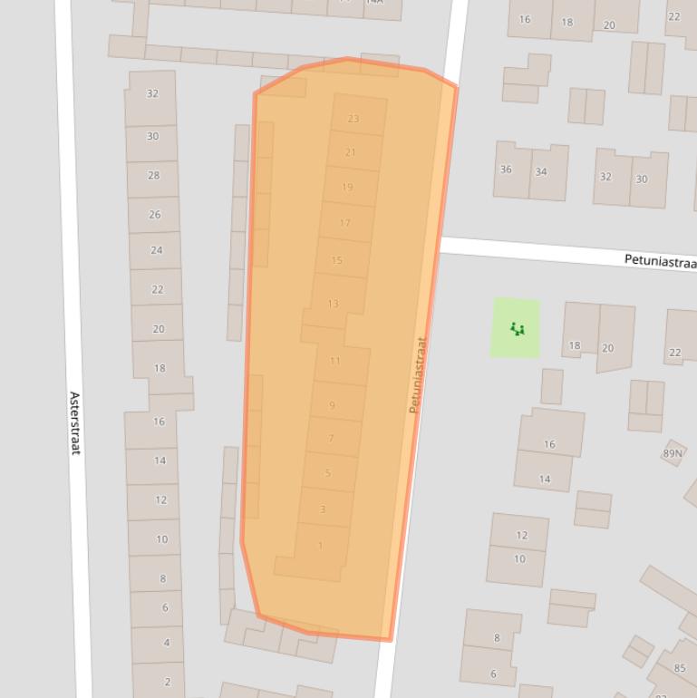 Kaart van postcodegebied 3911WH.