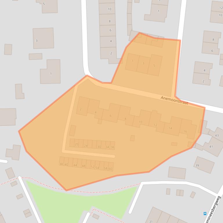 Kaart van postcodegebied 3911WK.