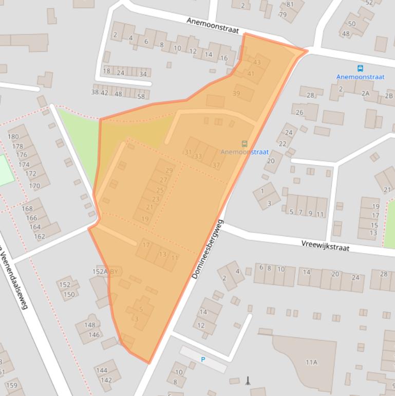 Kaart van postcodegebied 3911WL.