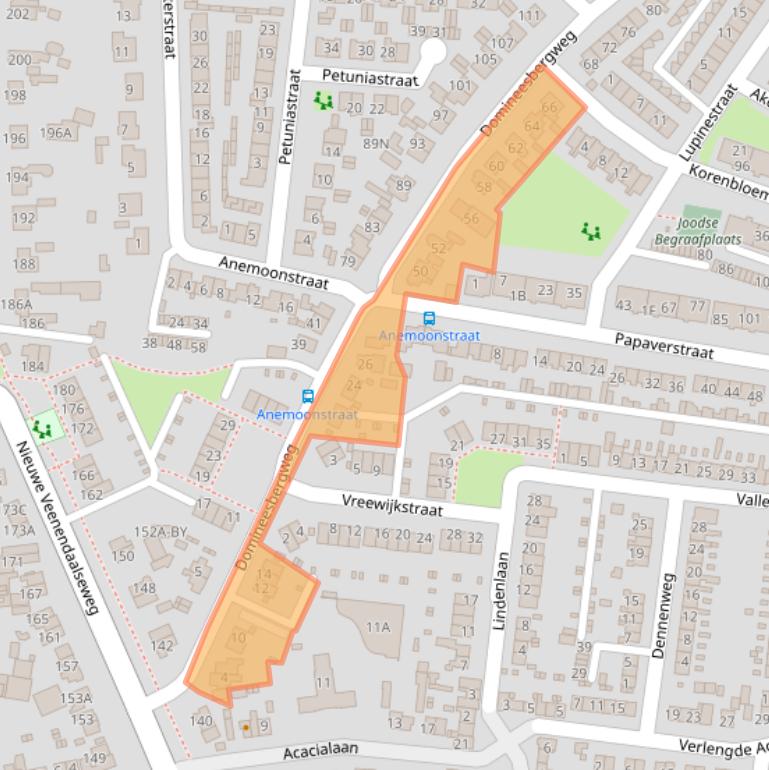 Kaart van postcodegebied 3911WP.