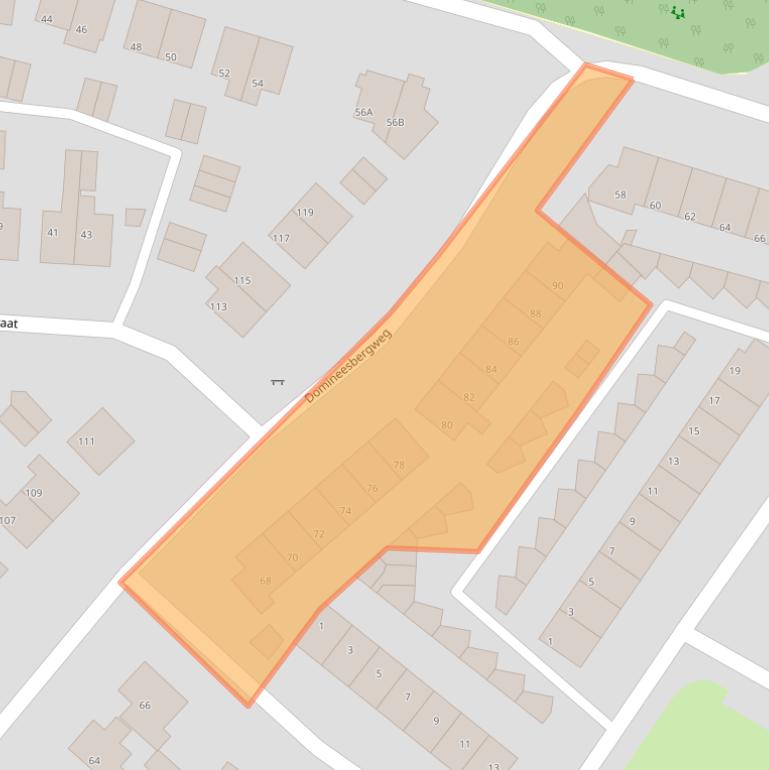 Kaart van postcodegebied 3911WR.